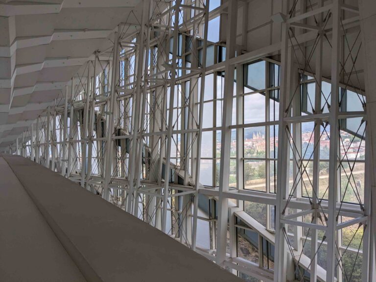 An architectural image of the Ciudad de Cultura in Santiago de Compostela, Galicia. This to represent Organizational architecture—the visible and invisible structures that shape trust.